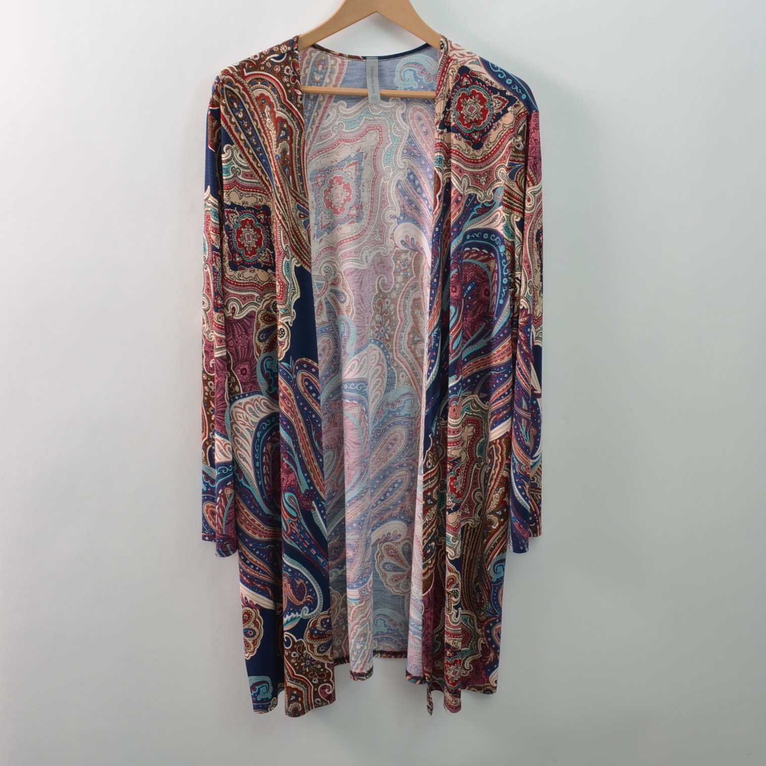 Honeyme Curvy Womens XXL Plus Draped Tunic T-Shirt Multi Knit Stretch Pocket