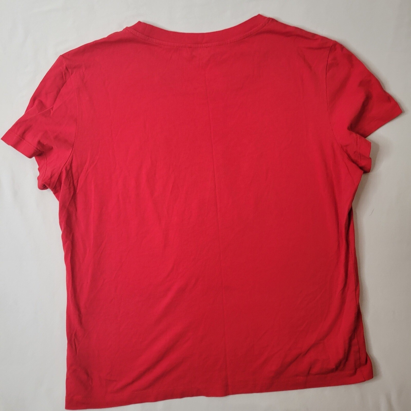 Kenzo Paris Tiger Graphic T-Shirt Womens Large Red Short Sleeve Designer Luxury