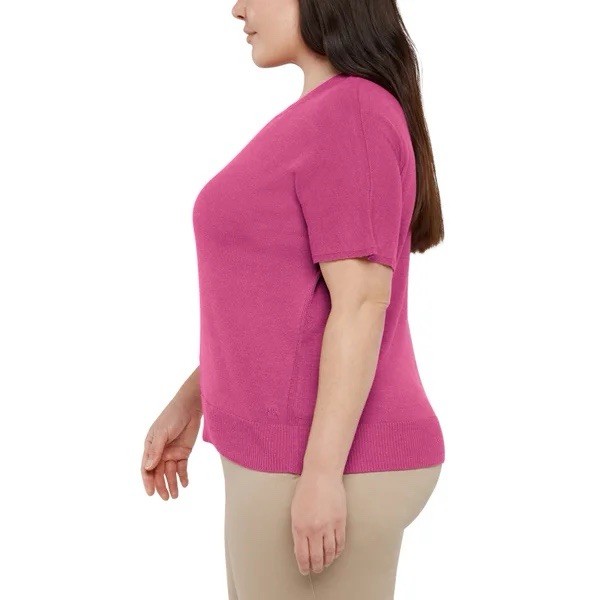 Banana Republic Women’s Linen Blend short sleeve top Crew neck fit T Shirt