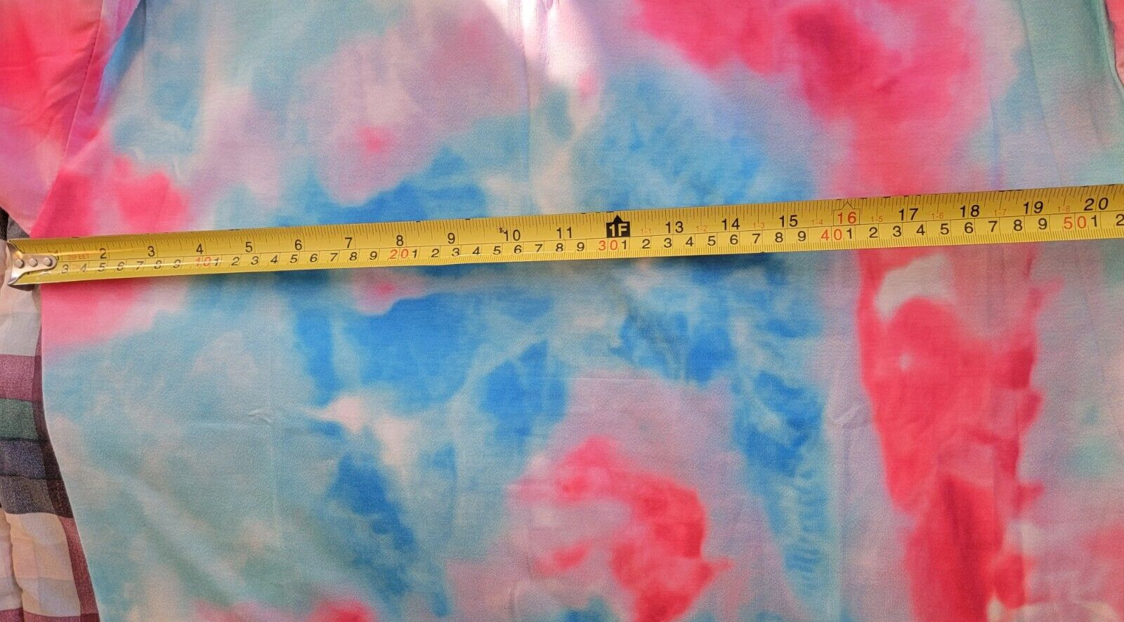 Miss Sparkling Women’s Top Size Large Tie Dye Long Sleeve Pink Blue NWT Casual