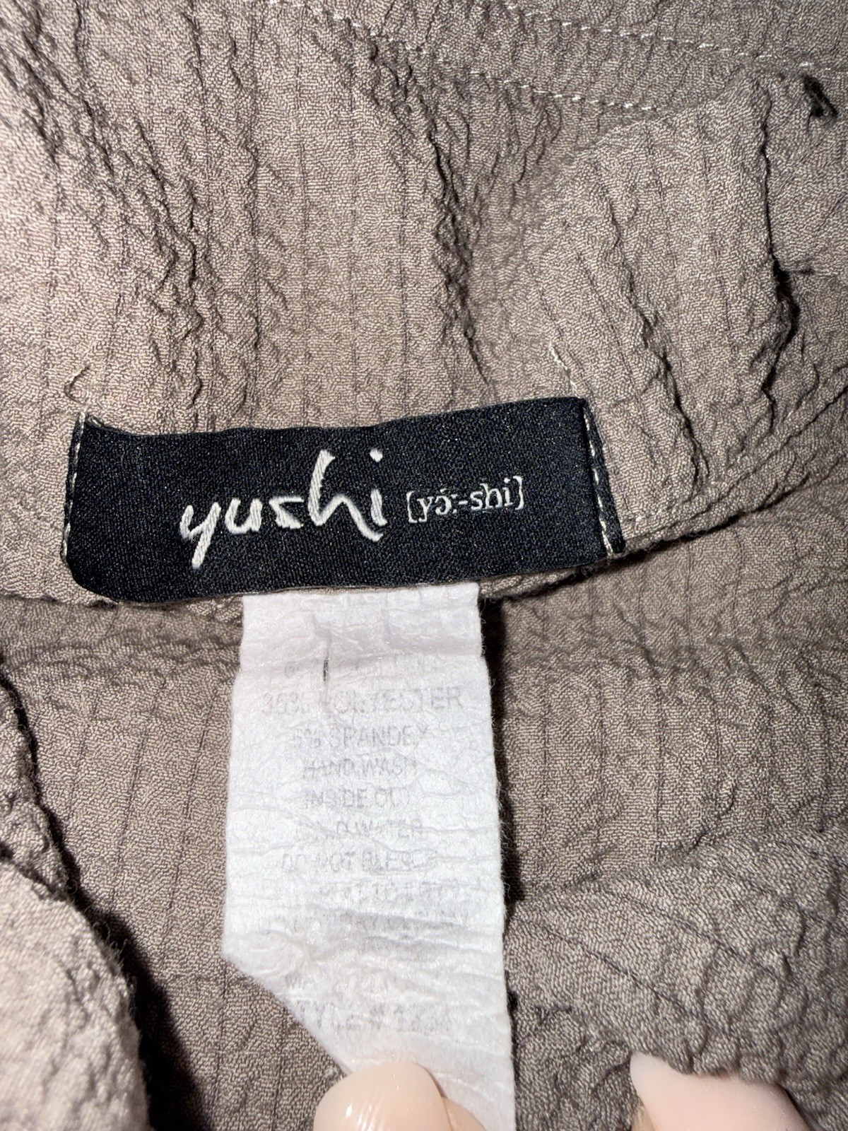 Yushi ruffle-collar vest Tunic Big Black Buttons See Pictures For Sizing Info