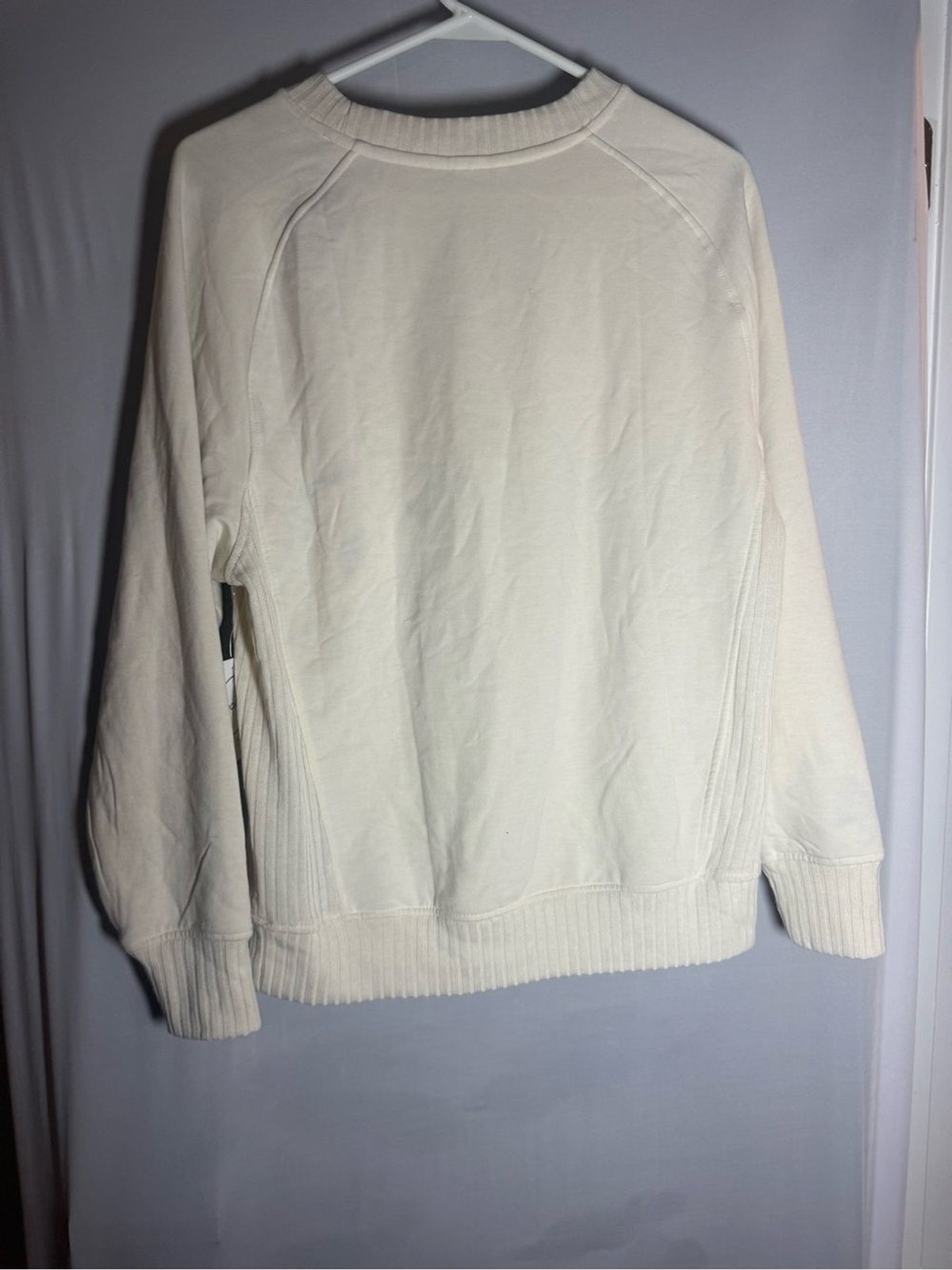 Jockey Men’s Cream Crewneck Pullover