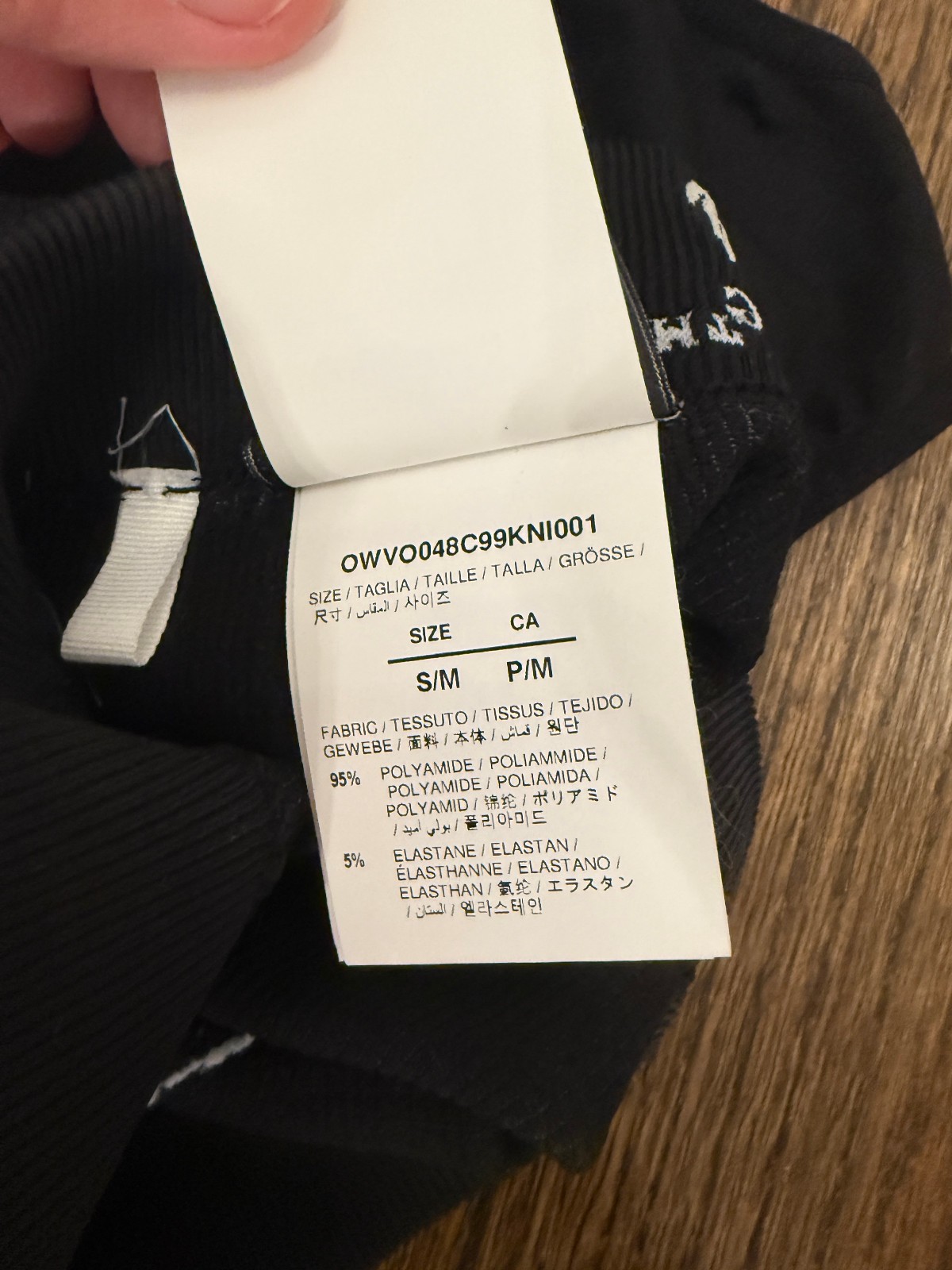 Authentic Women’s Off-White Black Tank – Size S/M