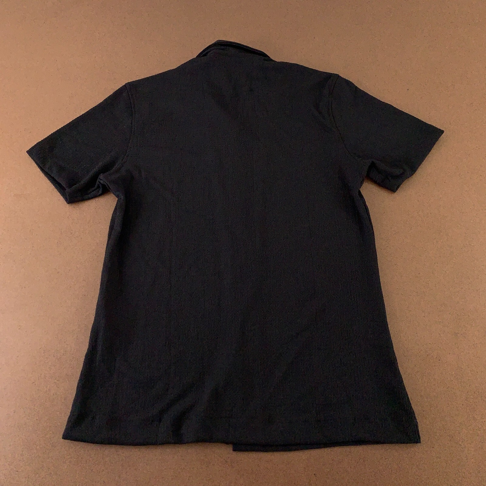 ENVY Women’s Size Small Oversized Black Short Sleeve Button Front Shirt NWT