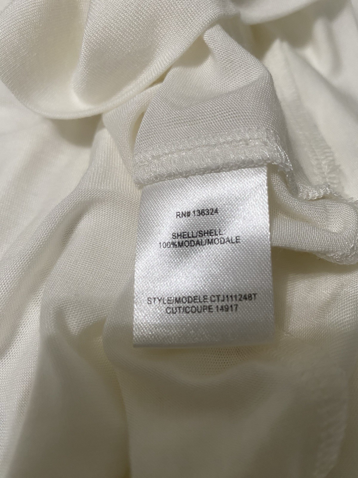 NWT Halston Heritage Top. Off White. Size L