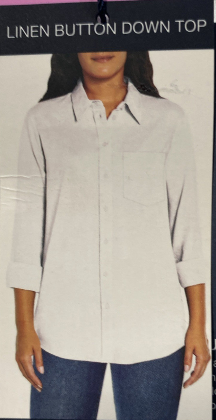 NWT Gap Women’s Linen Button Down Top (SELECT SZ / COLOR) MSRP $69.95 FREE SHIP