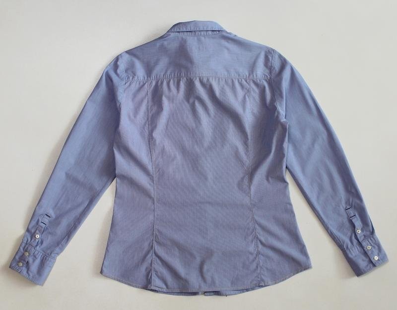 Women Napapijri shirt blue cotton 40/L/48 #B6S2
