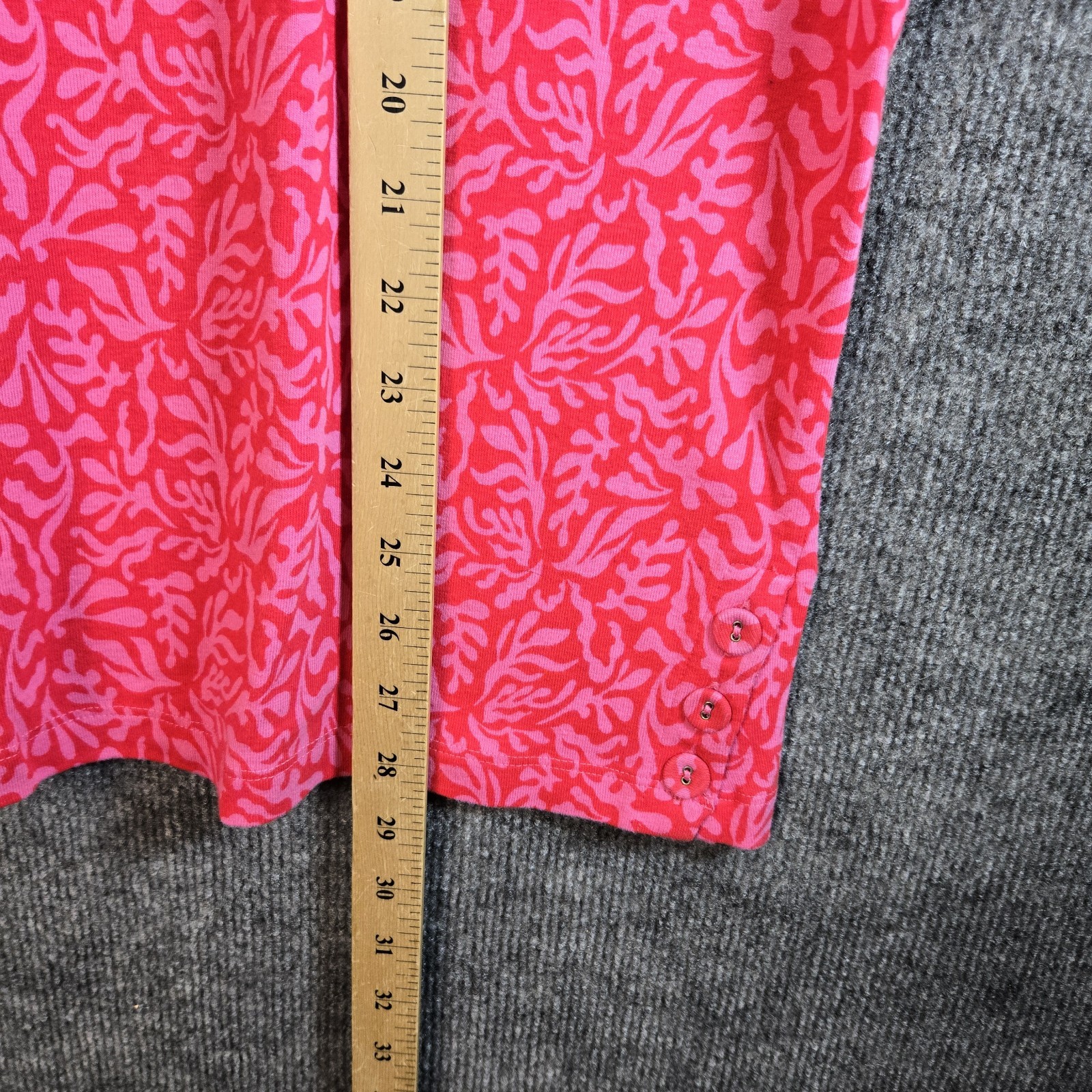 Chicos Top Womens XL Pink Floral Cotton Sleeveless Outdoor Colorful