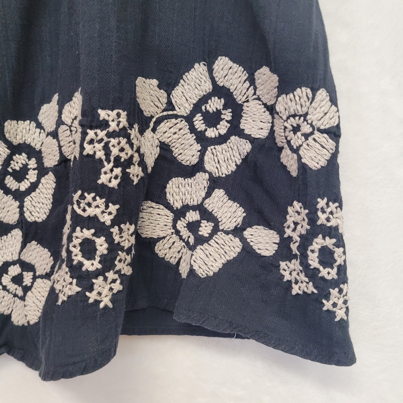 VTG Mudd Embroidered Cami Crop Tank Top Juniors M Boho Hippie Festival 90s Y2K