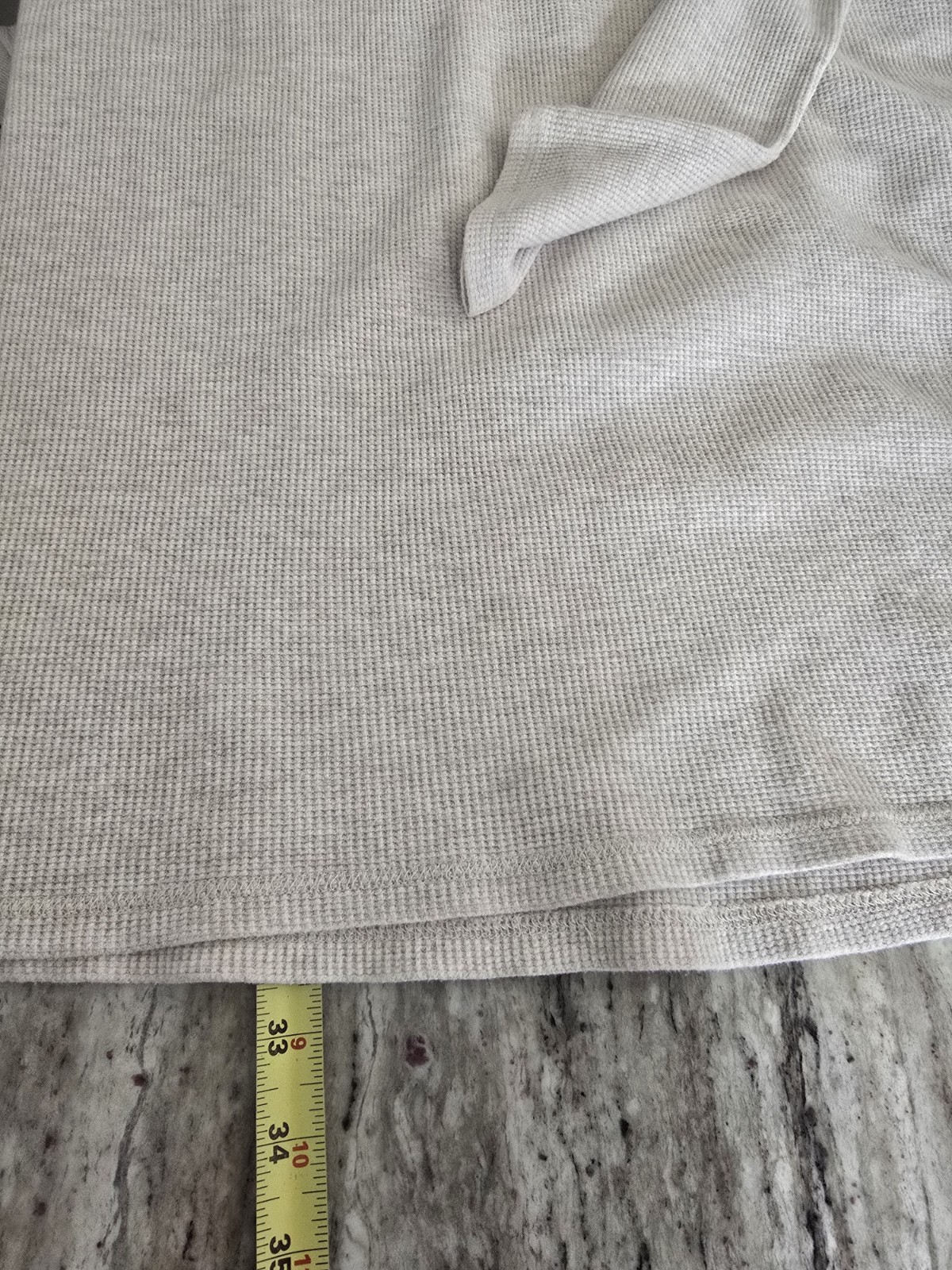Anthro Saturday Sunday Waffle Henley Dress Tunic M Thermal Loungewear Pockets