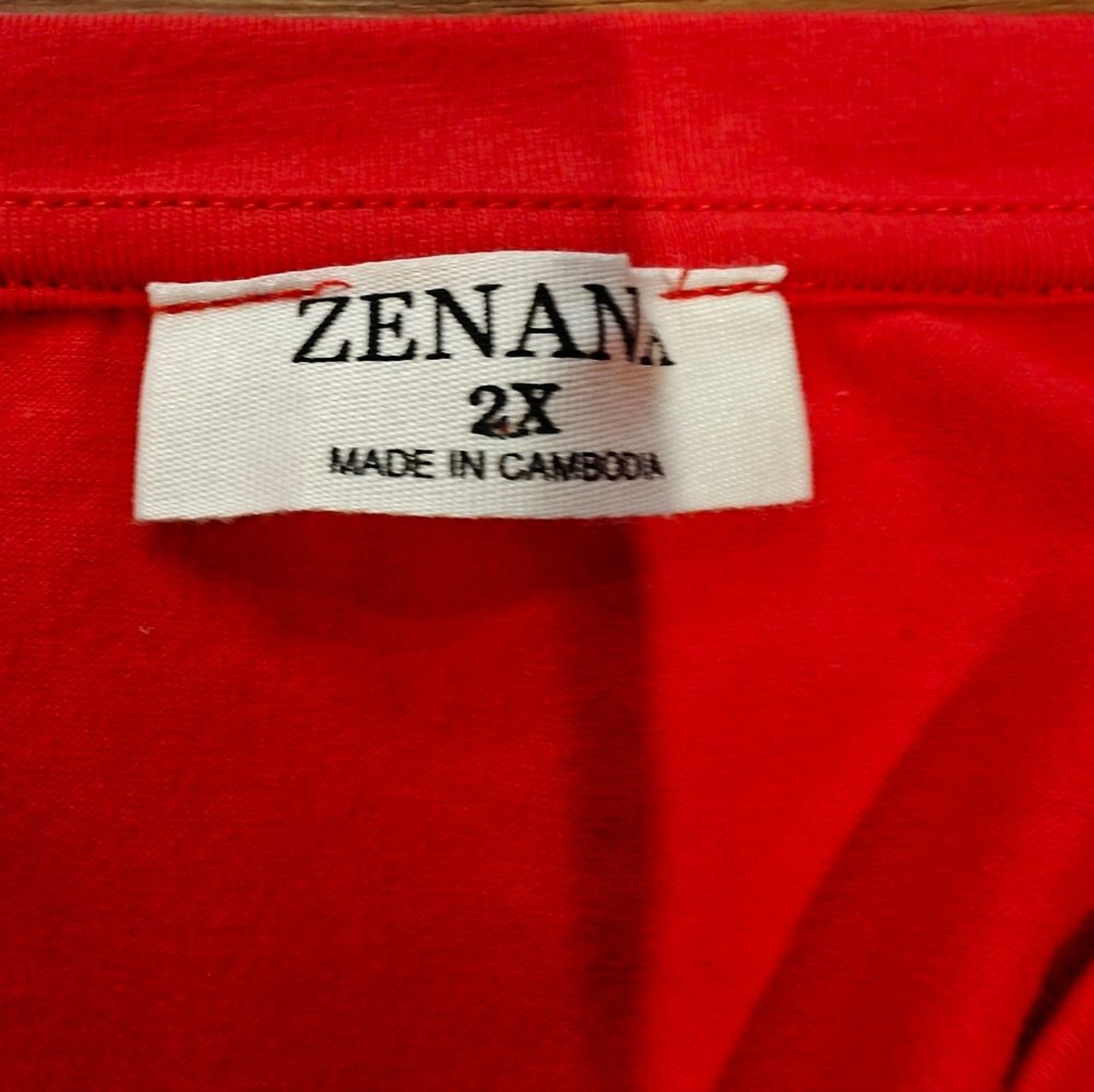 Zenana Soft Rayon Long Sleeve Dolphin Hem V-Neck Tee Shirt Top