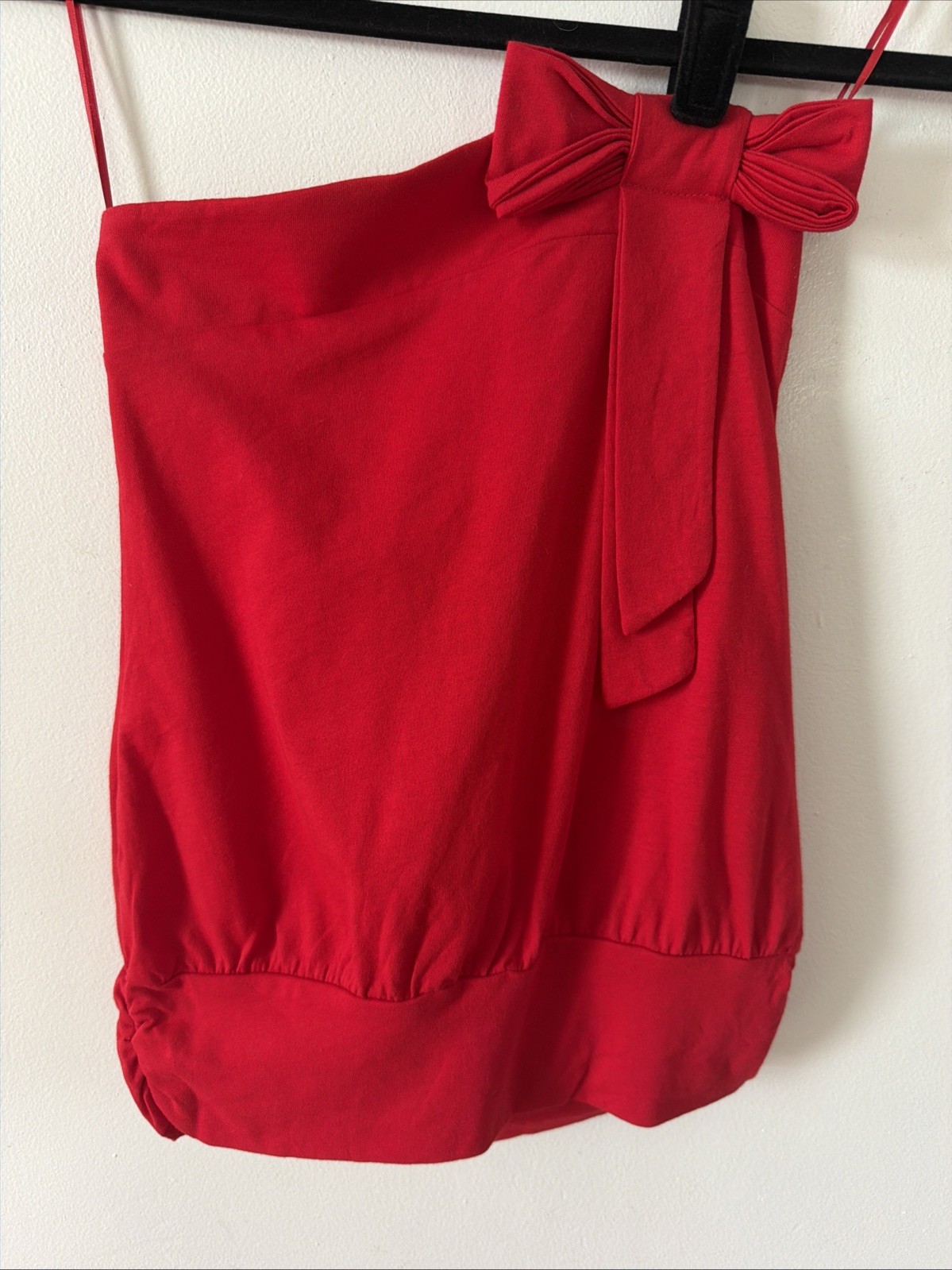Zara Red Bow Tub Top
