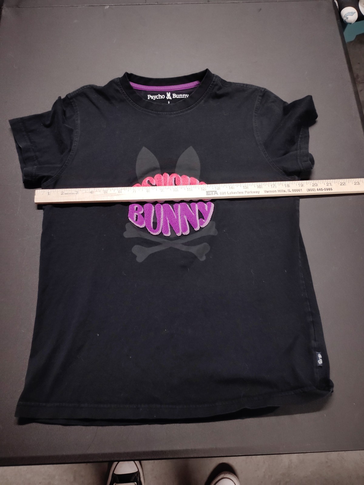 Psycho Bunny Tuft Print Bunny Design Size 3 Women’s A81