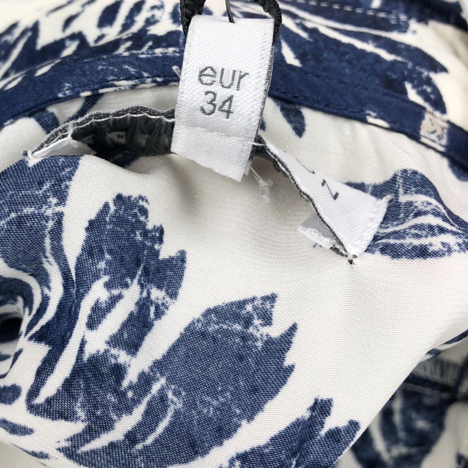 Next Blouse Shirt Collection Luxe Size UK 6 Oversized Women’s Floral Rabbit Look