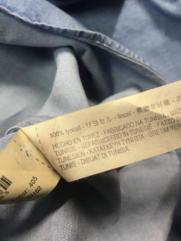 Women Massimo Dutti shirt blue lyocell 36