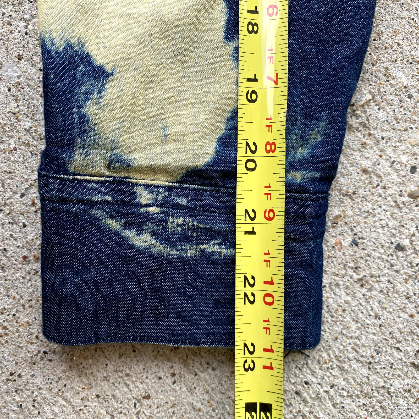 Thrill Jeans Women’s Size Large Novelty Wash Shirt Top Destroyed Grunge Punk