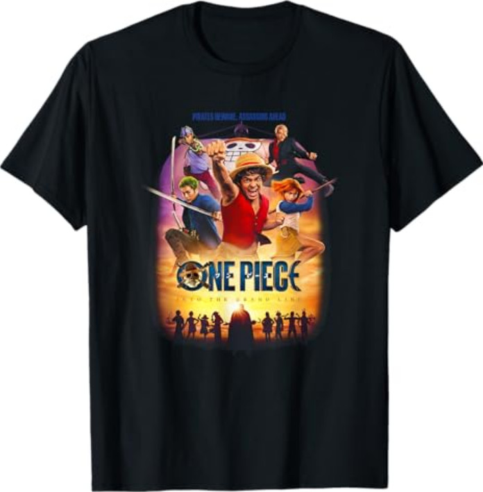 One Piece Pirates Beware Officially Licensed T-Shirt