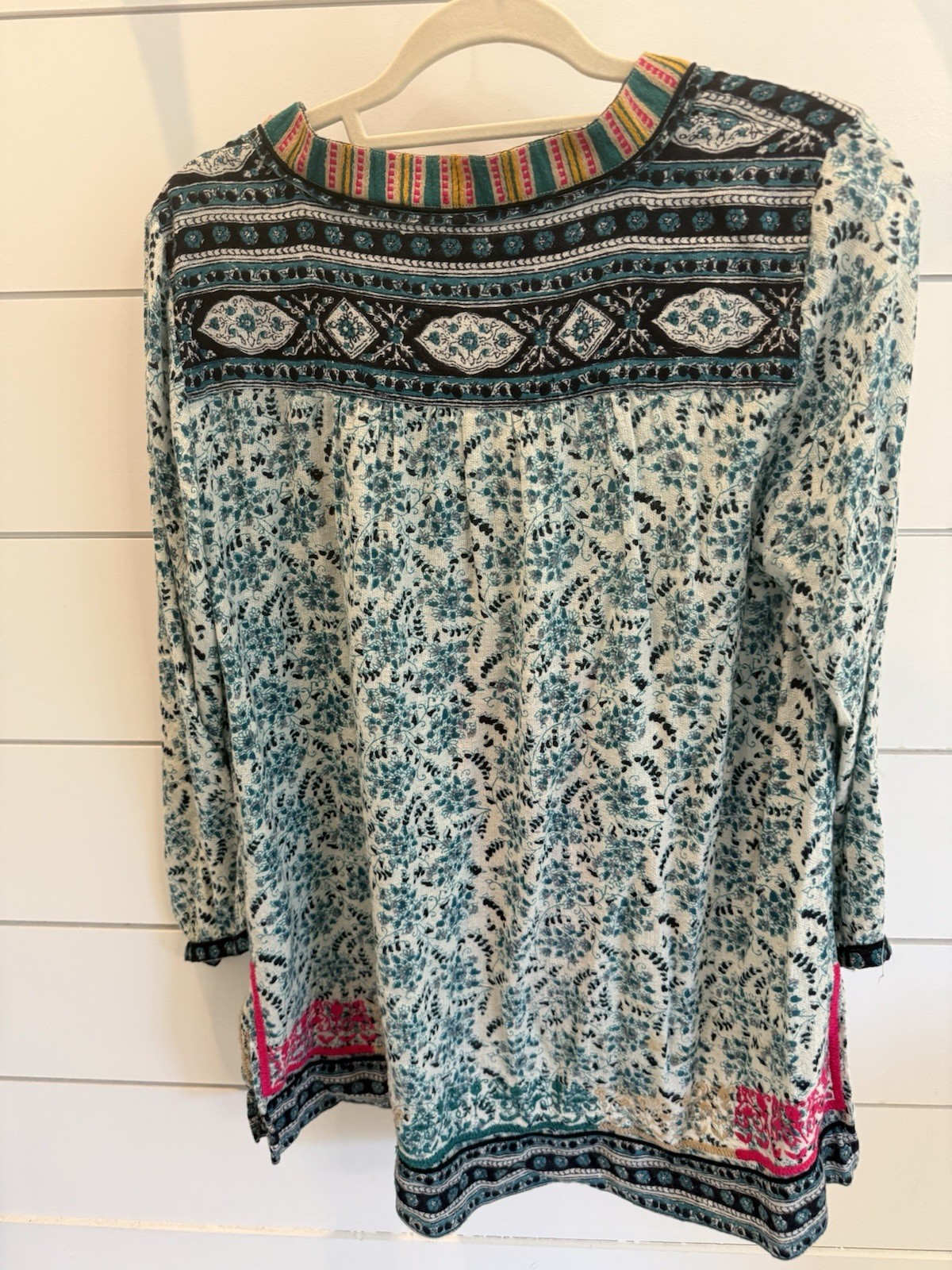 Calypso St. Barth Medium Blue/White Top
