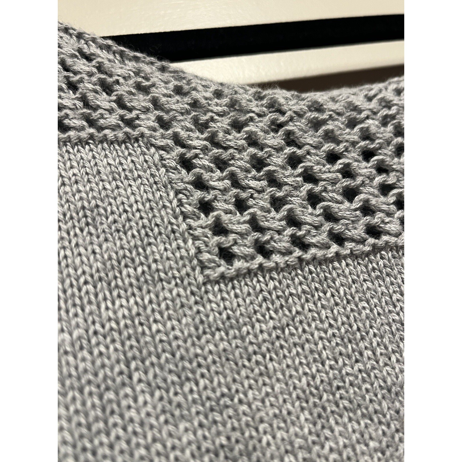 Revolve’s 525 America Women’s Tank Gray Tasseled Open Knitted Size S NWT $72