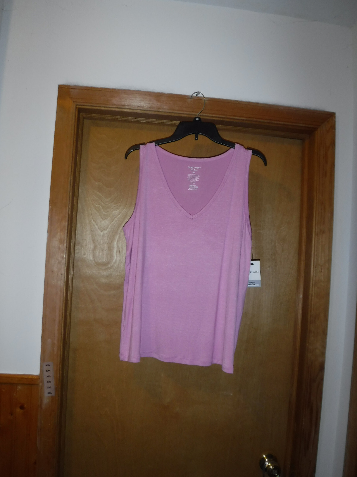 Sleeveless Tank Tops ,XXL,XL,L, Nine West,Multi Color & Solid, 95% rayon % spand