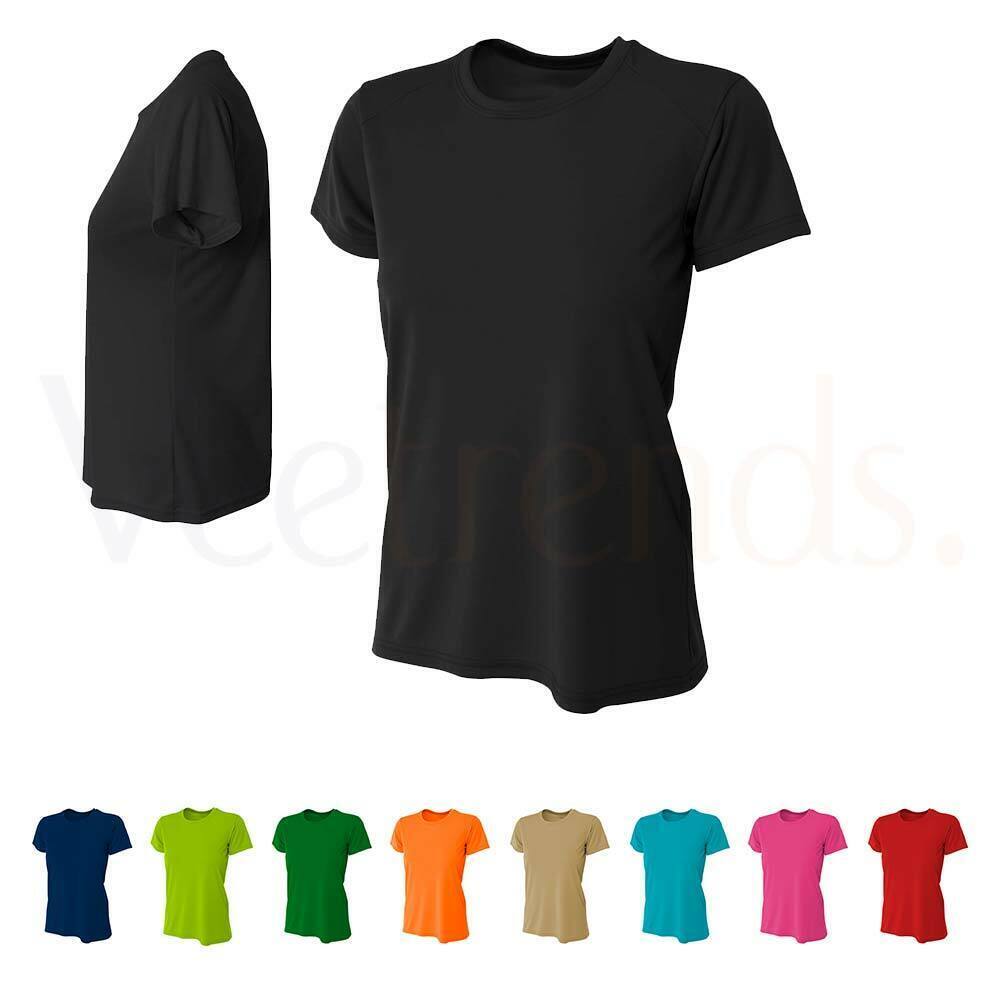 A4 Women Cooling Performance Crew Short Sleeve T Shirts, NW3201, XS-2XL