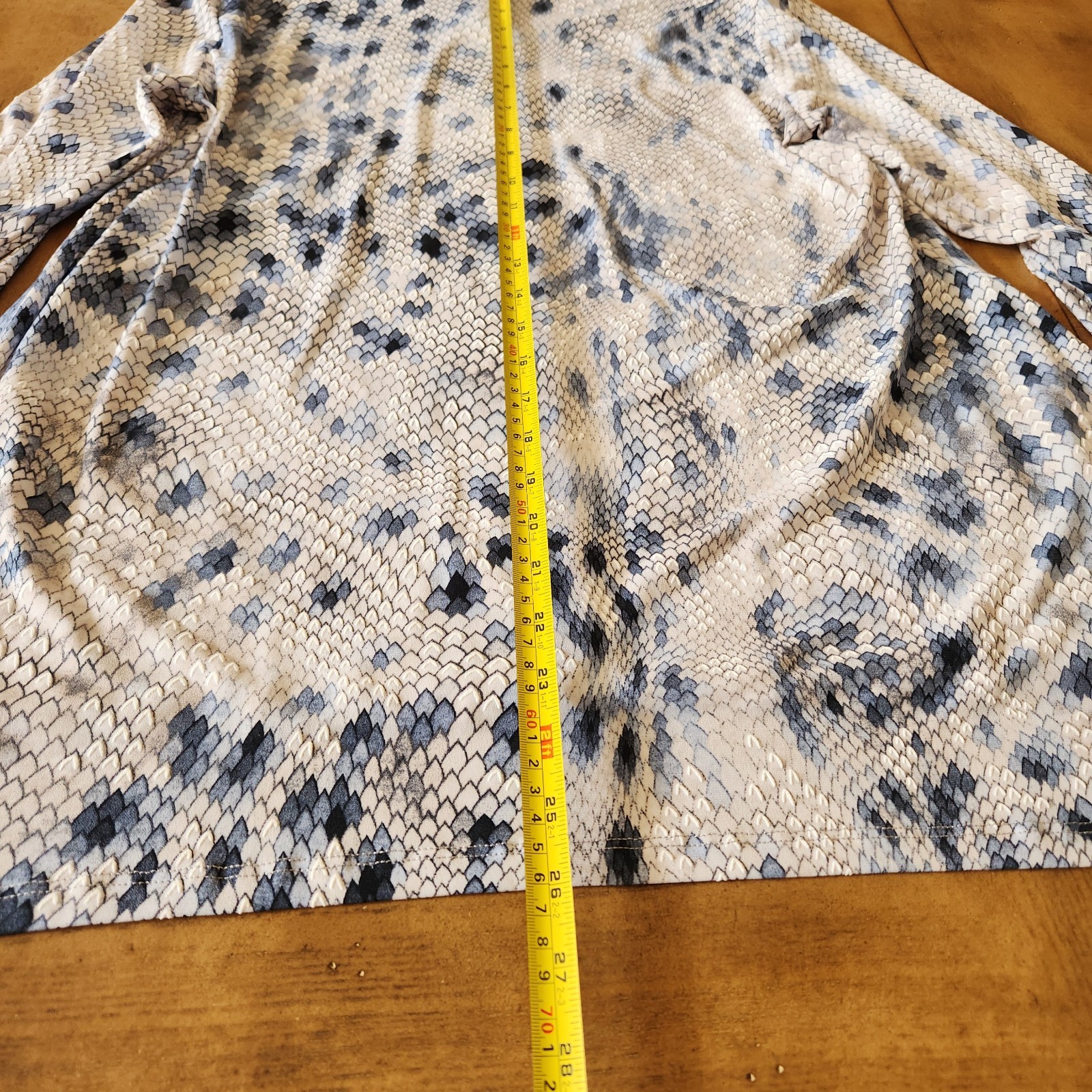 Clara Sun Woo Tunic Women’s M Blue Scalloped Boho Cottagecore Whimsigoth Coastal
