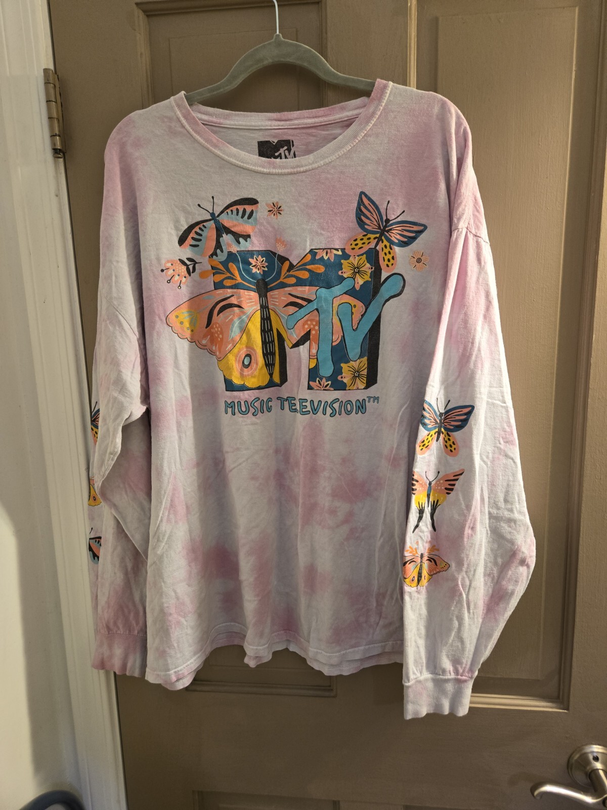 Mtv 3x 2020 special edition butterfly long sleeve tshirt