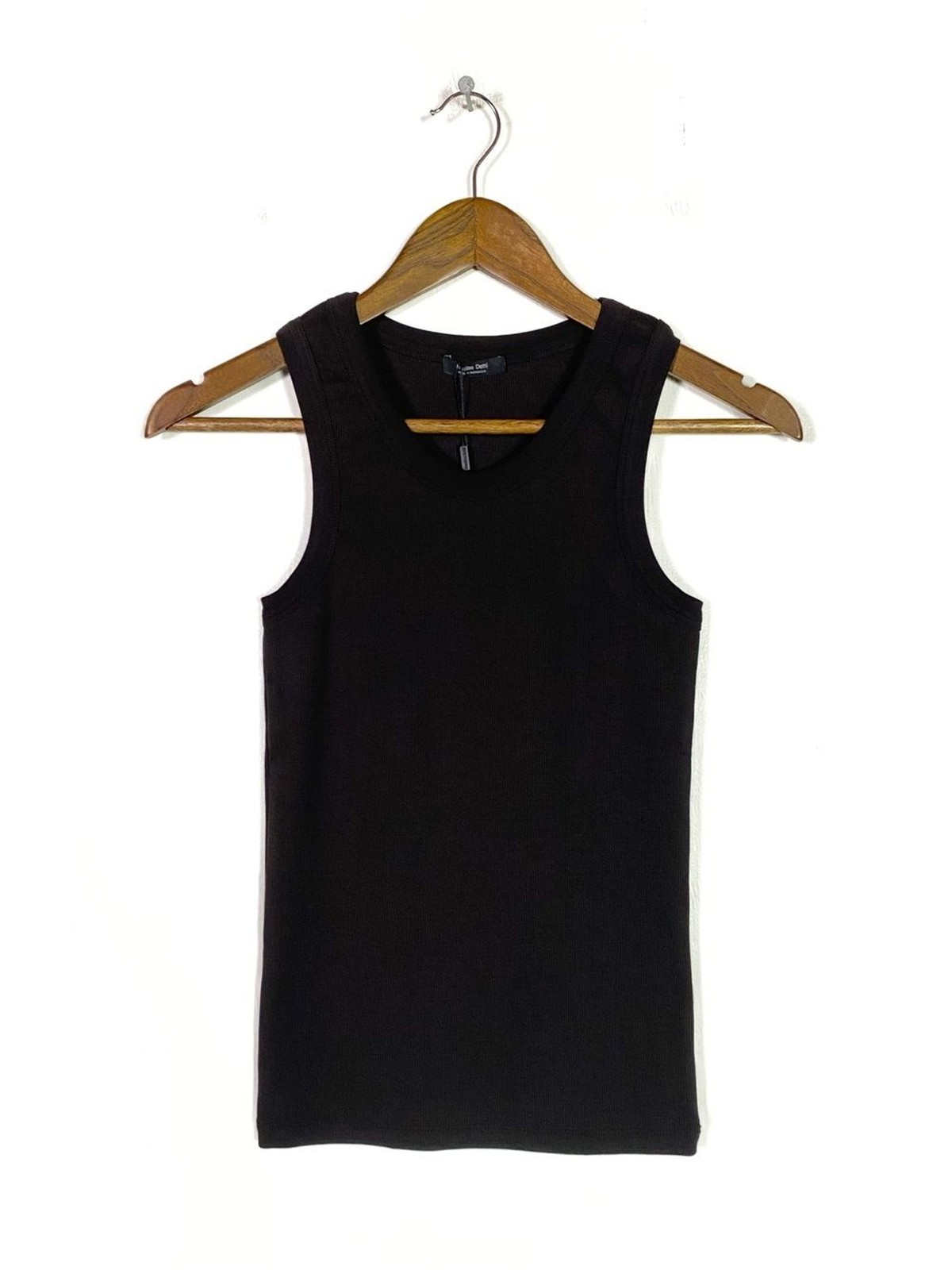 Massimo Dutti Cotton blend Halter Tank Top Brown NWT Women’s S