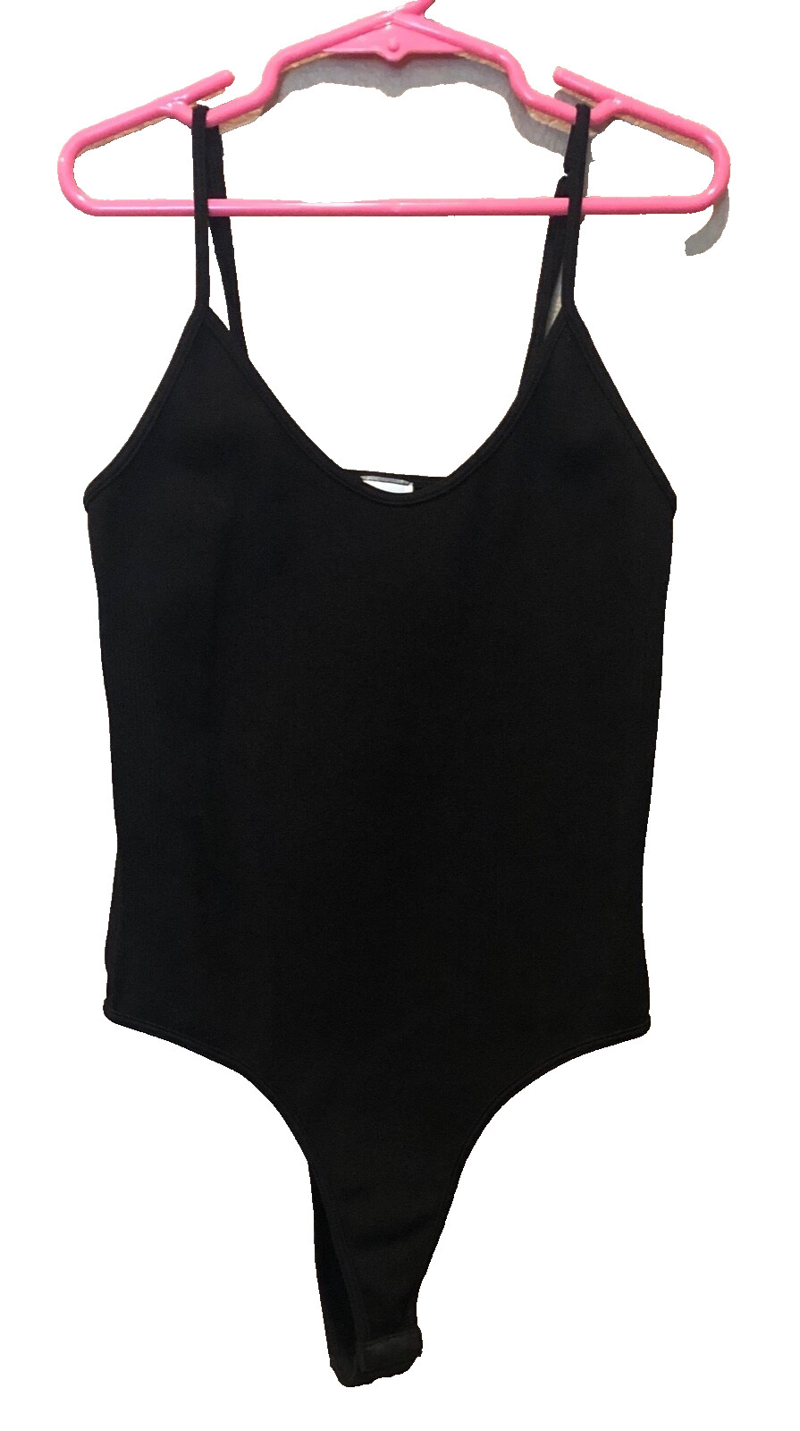 Dynamic Seamless Apparel Women’s Black Stretch One Piece Bodysuit One Size