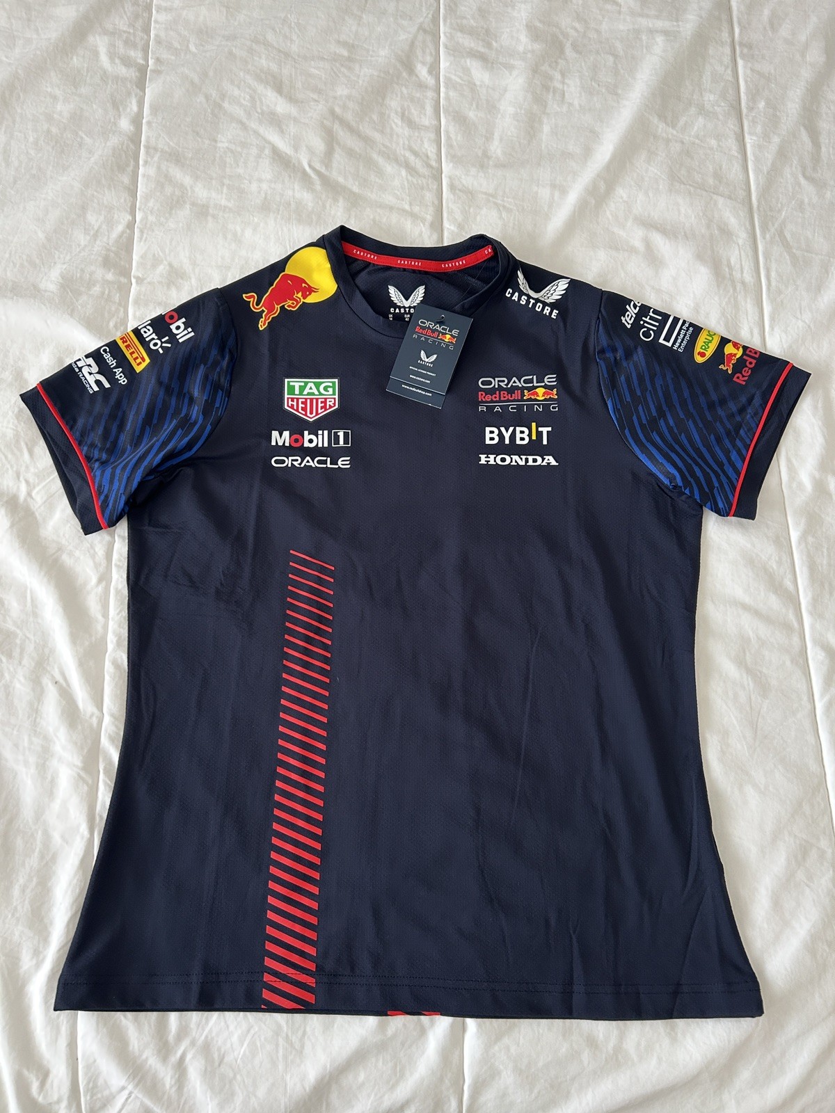Red Bull F1 Womens Ladies T Shirt Size 14 RRP £65