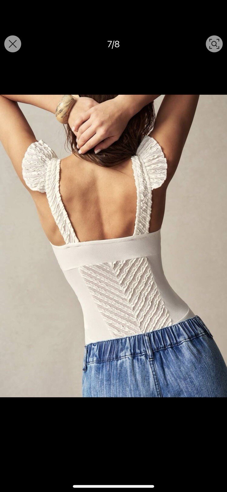 Bohemela Boho Plain Color Slim Fit Knit Bodysuit