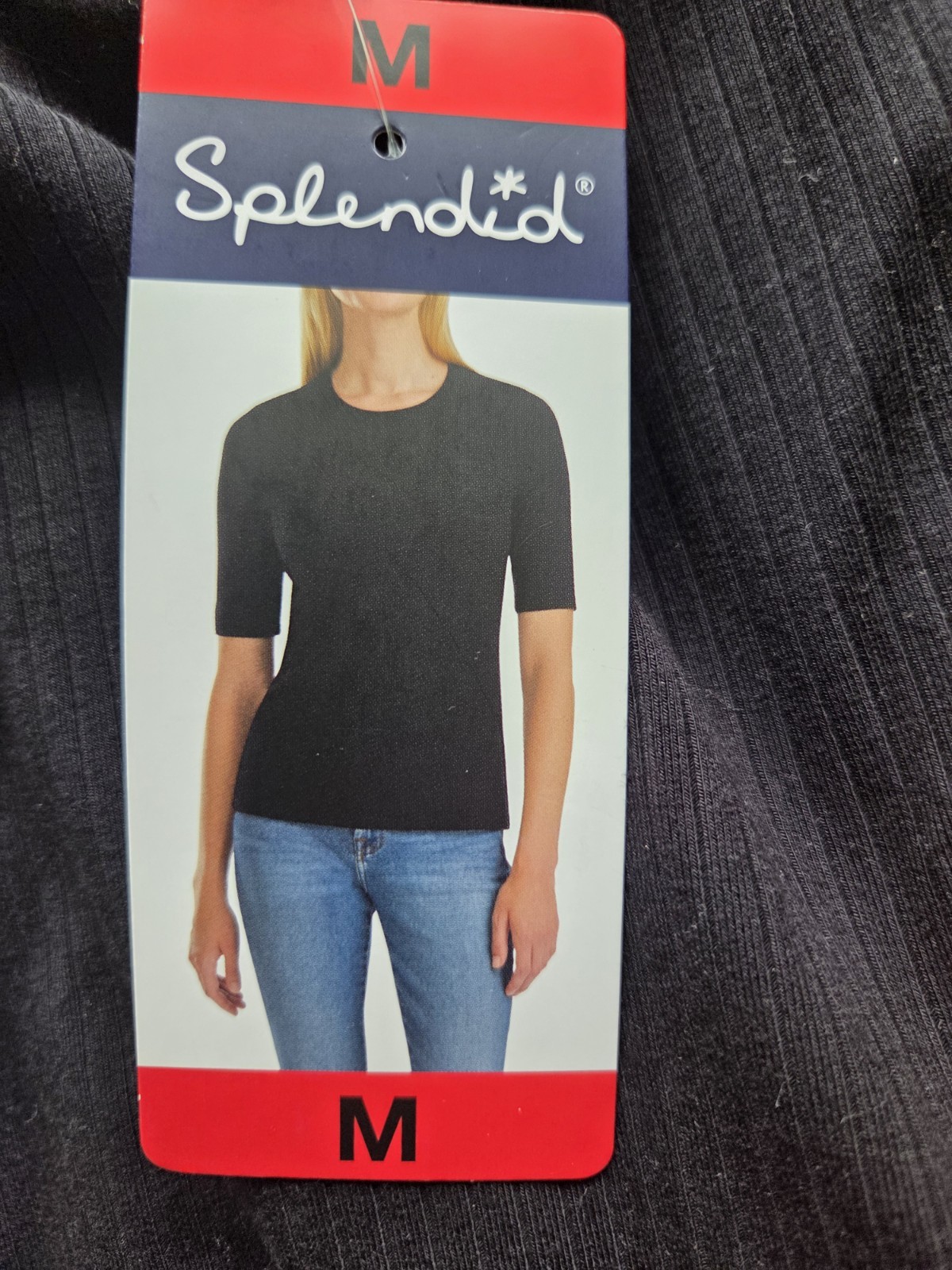Womens Splendid Lot of 3 Shirts Size Medium Brand New Black White Blue