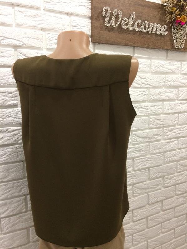 Women French Connection shirt khaki 40/L/48