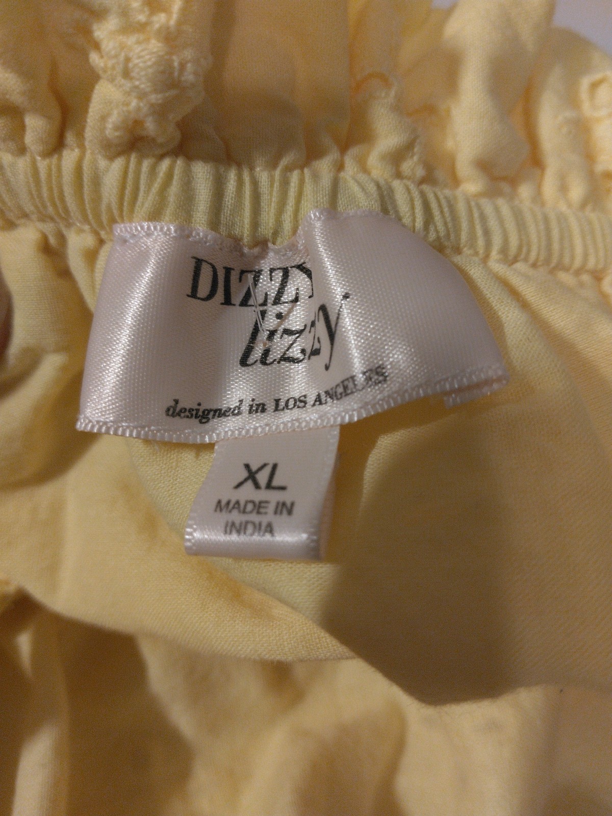 Womens Eyelet Embroidered Top Size XL Smocked Ruched Coquette Soft Girl Feminine
