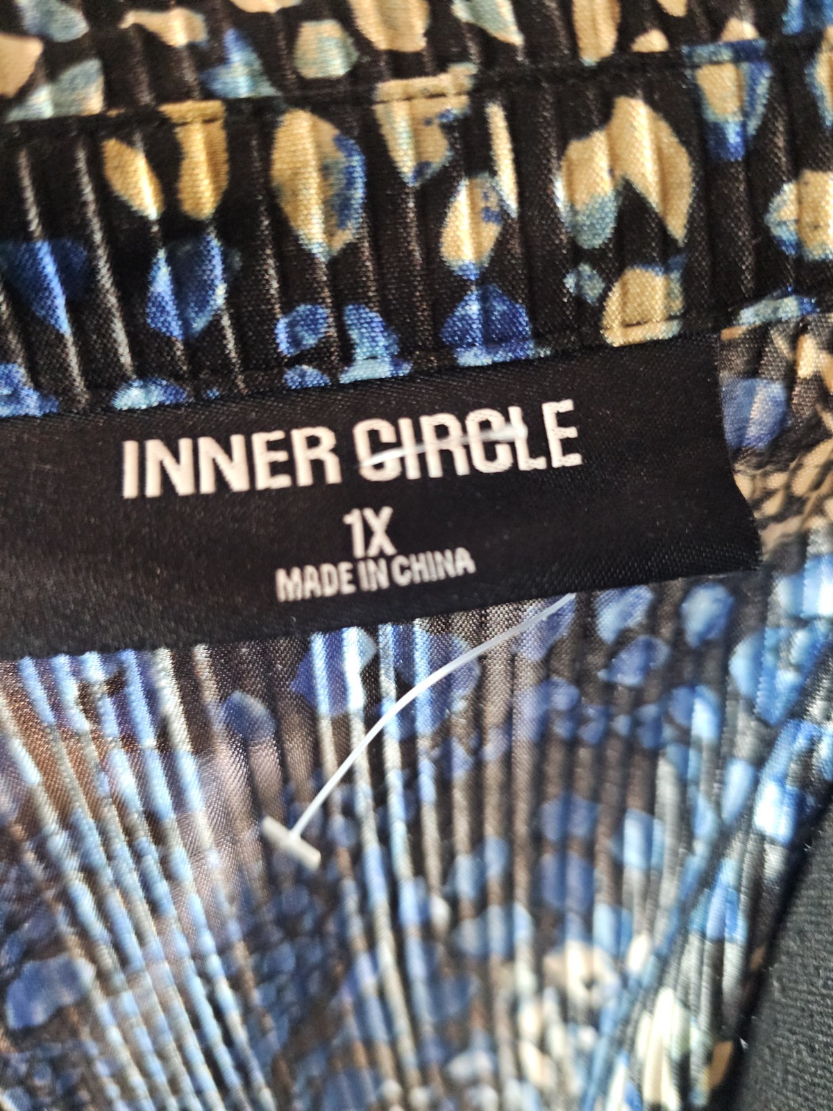 Inner Circle Cheetah Blouse sz 1X