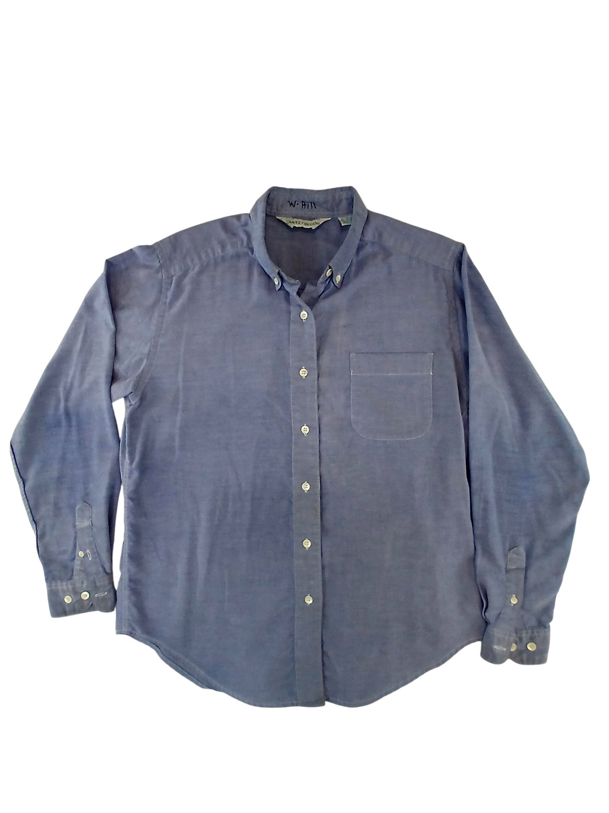 Vintage Sweetbriar Shirt Womens 10 Blue Oxford Button Down Long Sleeve Taiwan