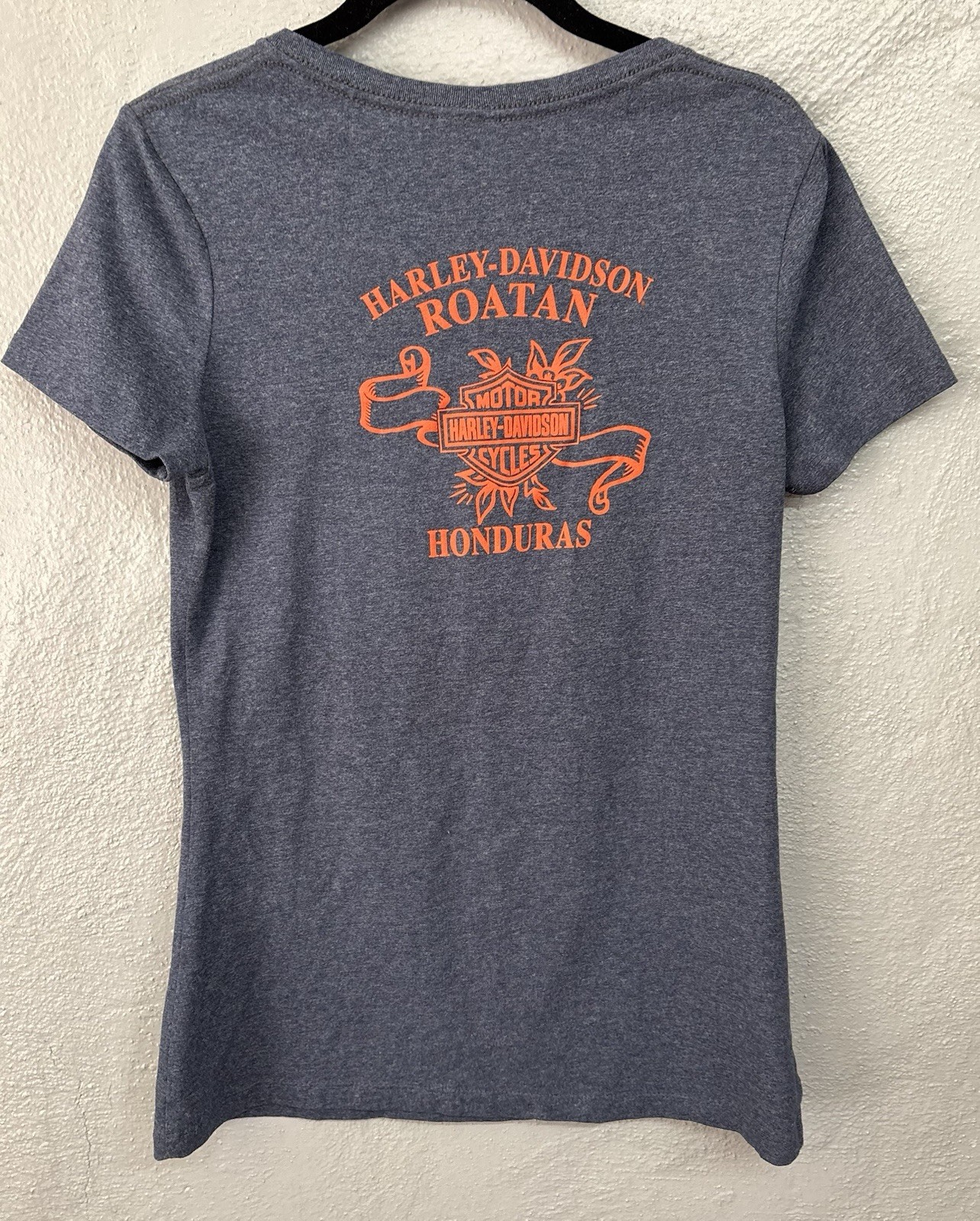 Women’s Harley Davidson Motorcycle T Shirt Size Medium Bedazzle Honduras Y2K