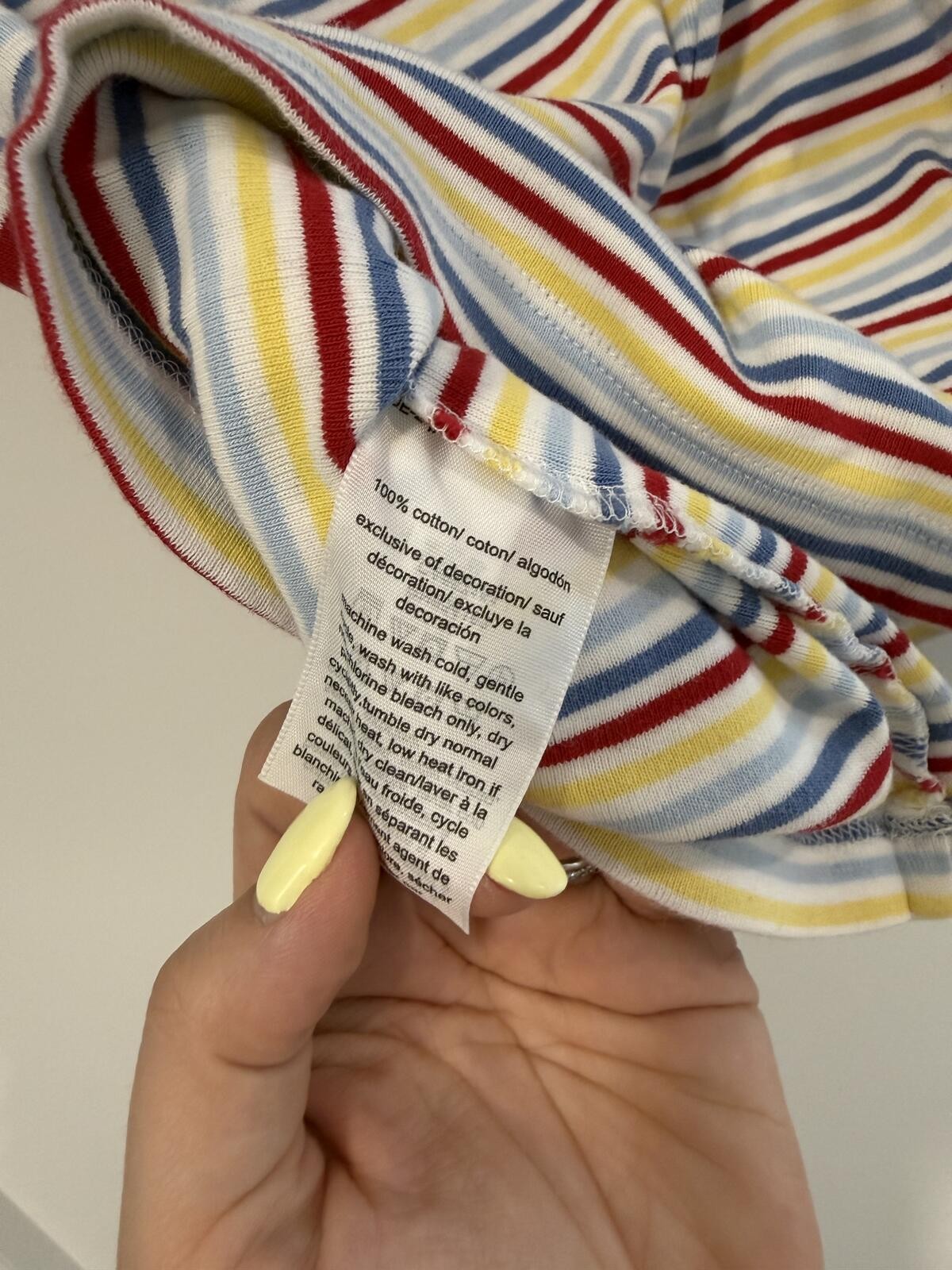 Tommy Hilfiger Striped Short Sleeve Shirt with Bow Detail