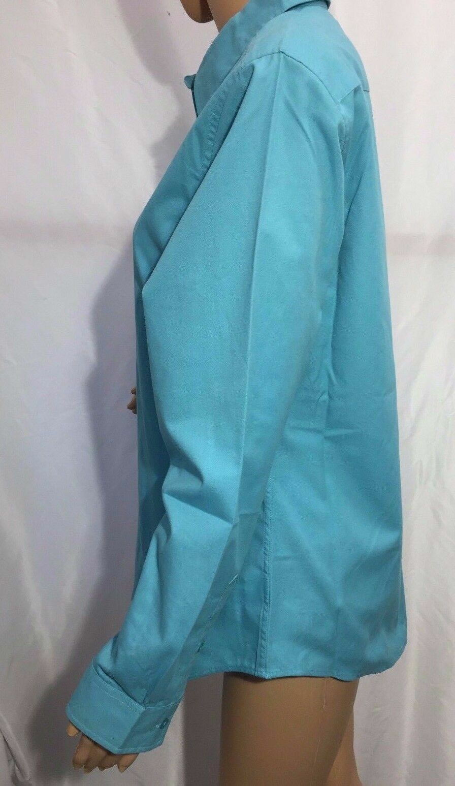 Women’s Port Authority Long Sleeve Easy Care Shirt, Stone, Size Medium