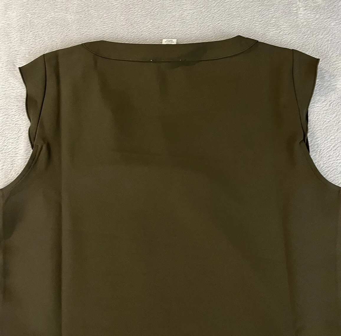 Daily Ritual womens brown sleveless blouse size 2