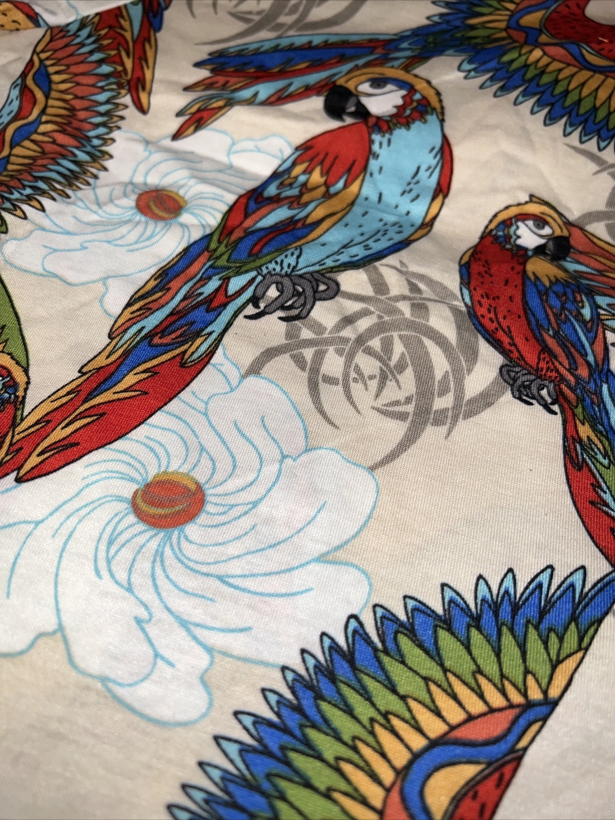 NEW Lularoe Classic T Shirt Top Tan Parrot Floral Tropic 🦜 3XL 26/28 24/26 3X