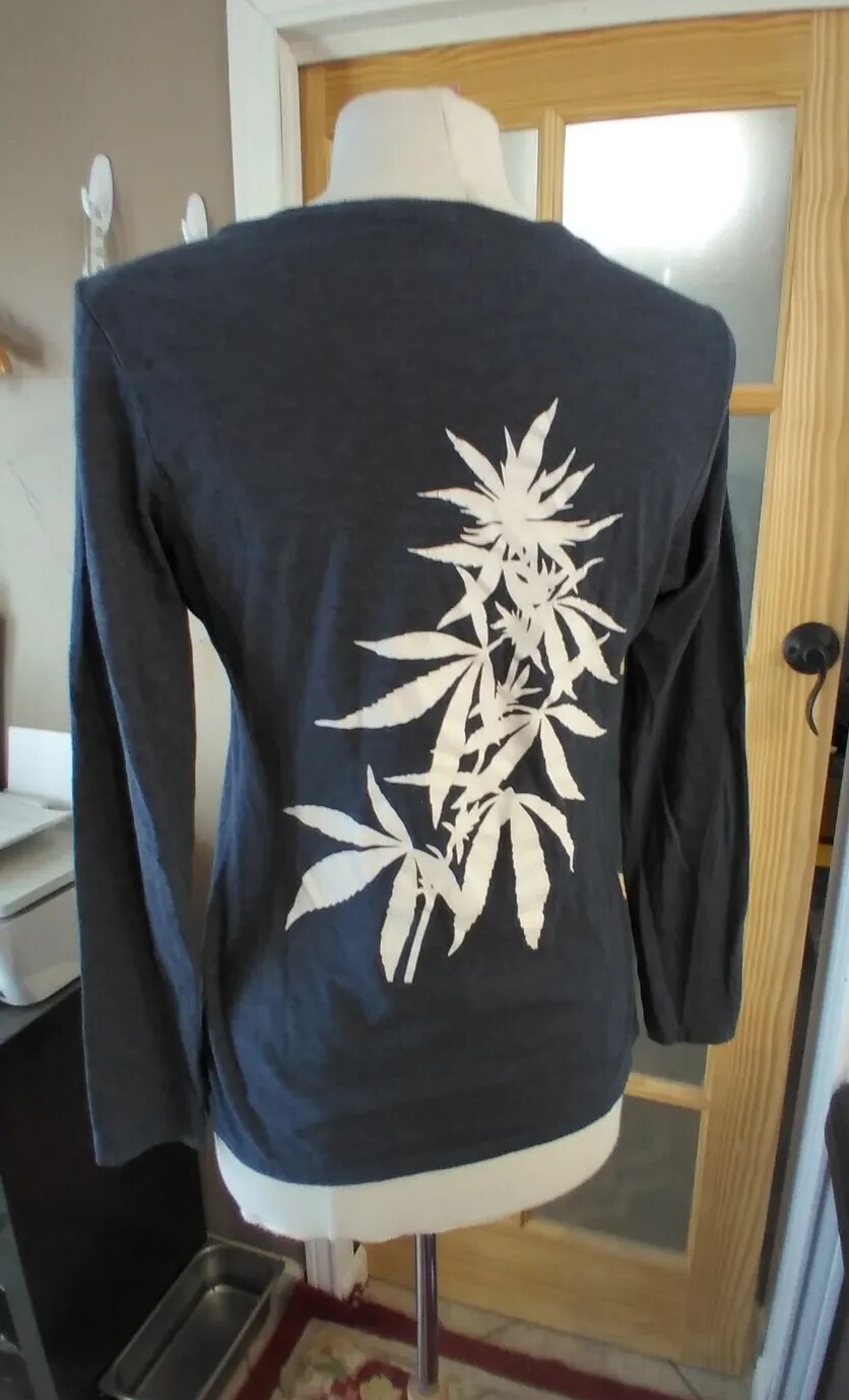Cannabis T Shirt Rocky Mountain High 420 THC High Weed Leaf Marijuana Sz M Tee!!