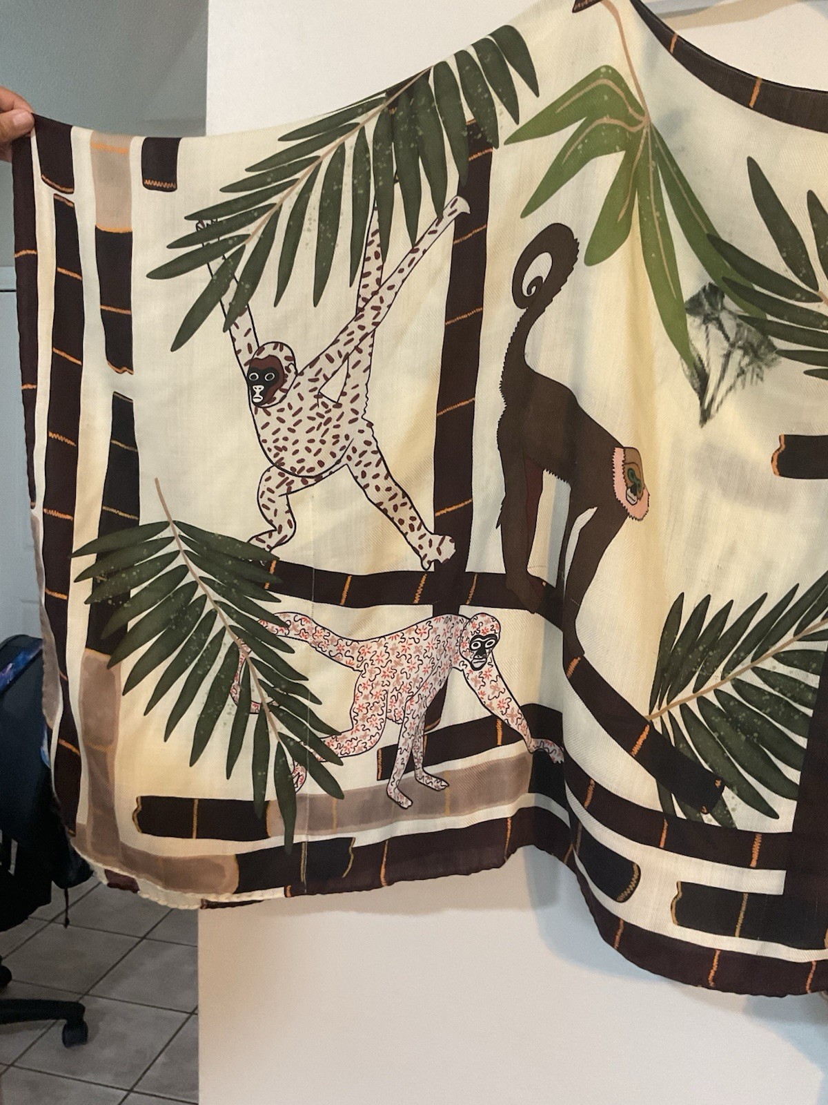 RANI ARABELLA Kaftan Blouse Cashmere Silk Wool Monkey Collection Rani Arababella