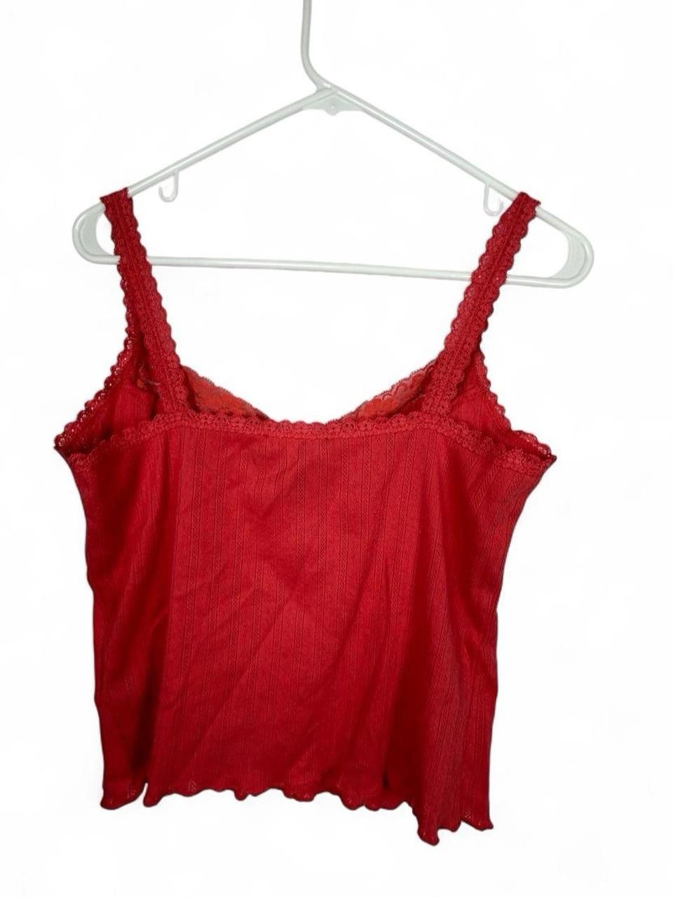 Jones Wear Jeans Lace Cami Tank Top Women’s Size L Peach