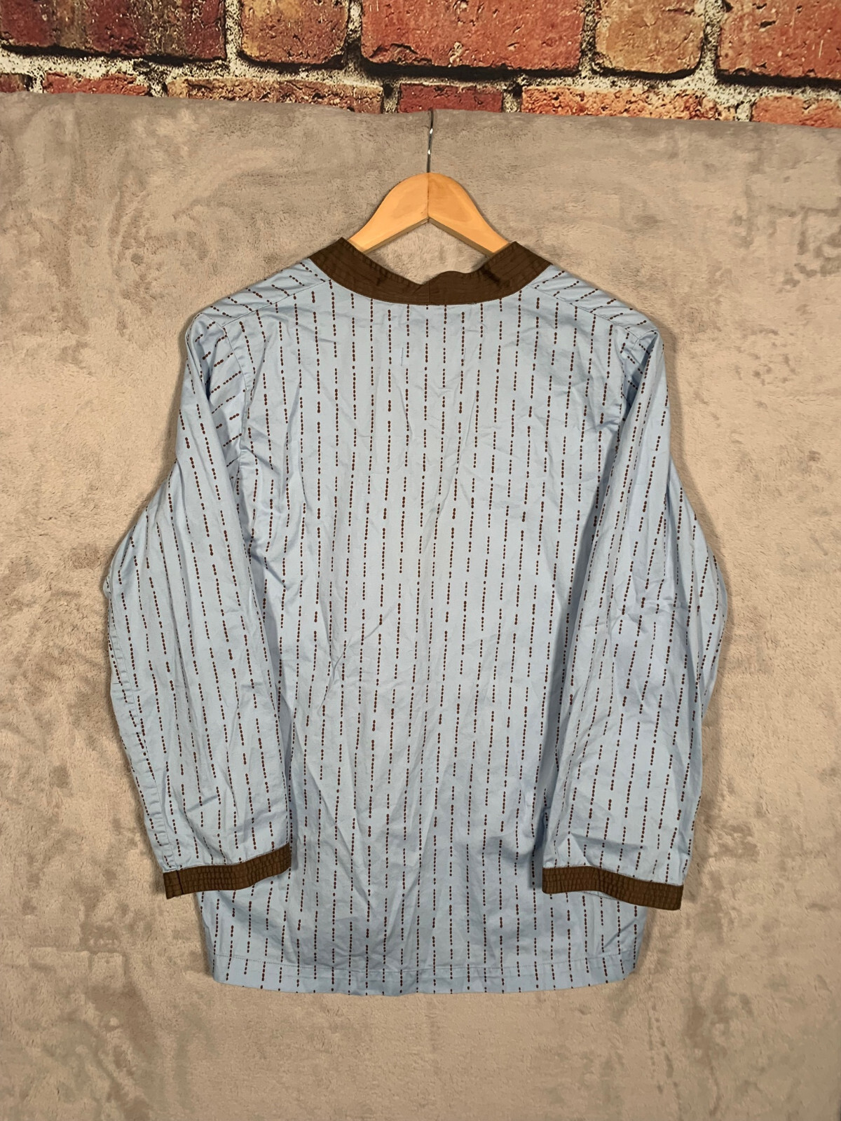 i.magnin Blouse Top Womens Small Blue V-Neck