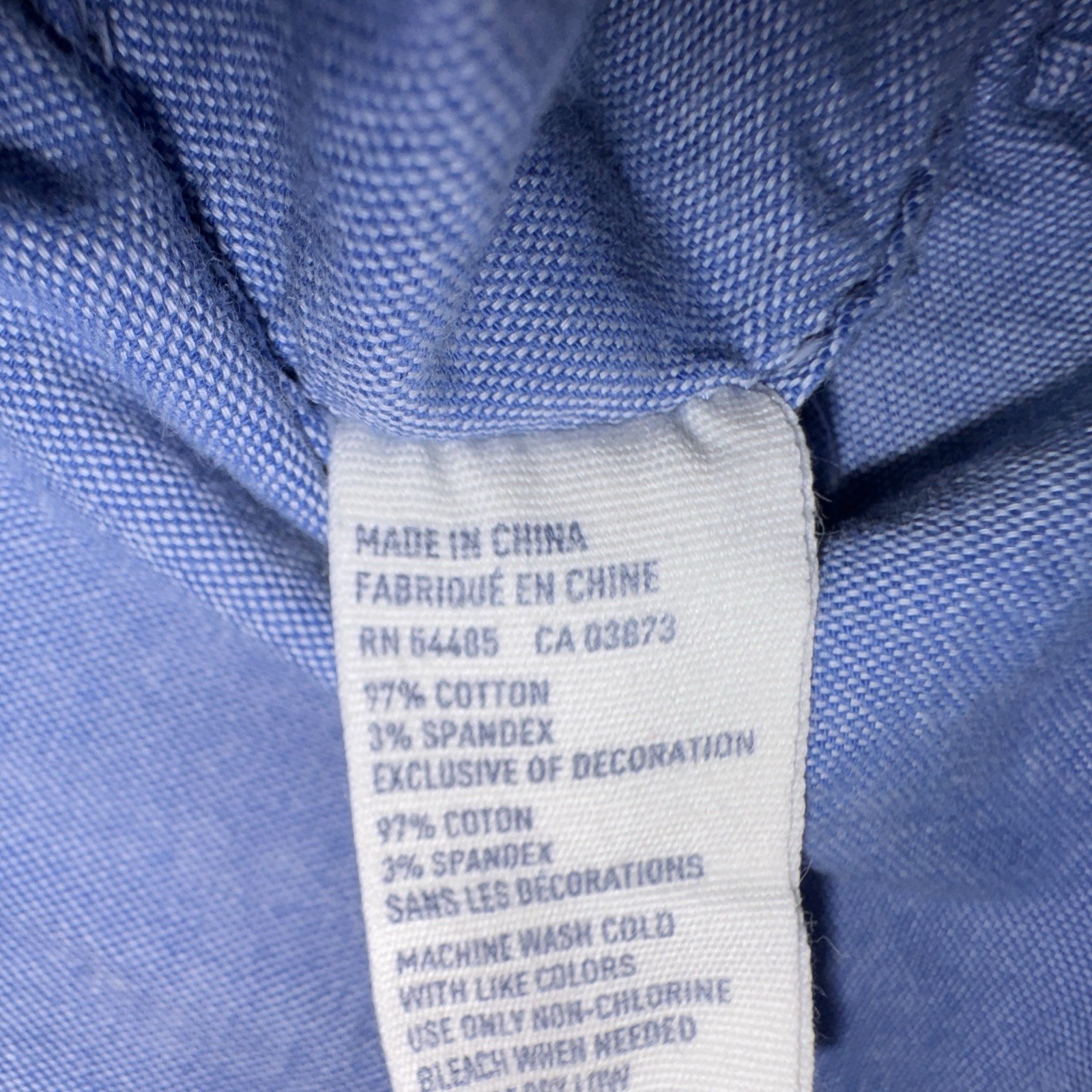 American Eagle Classic Prep Fit Women’s Medium Blue Button Down Fitted Shirt