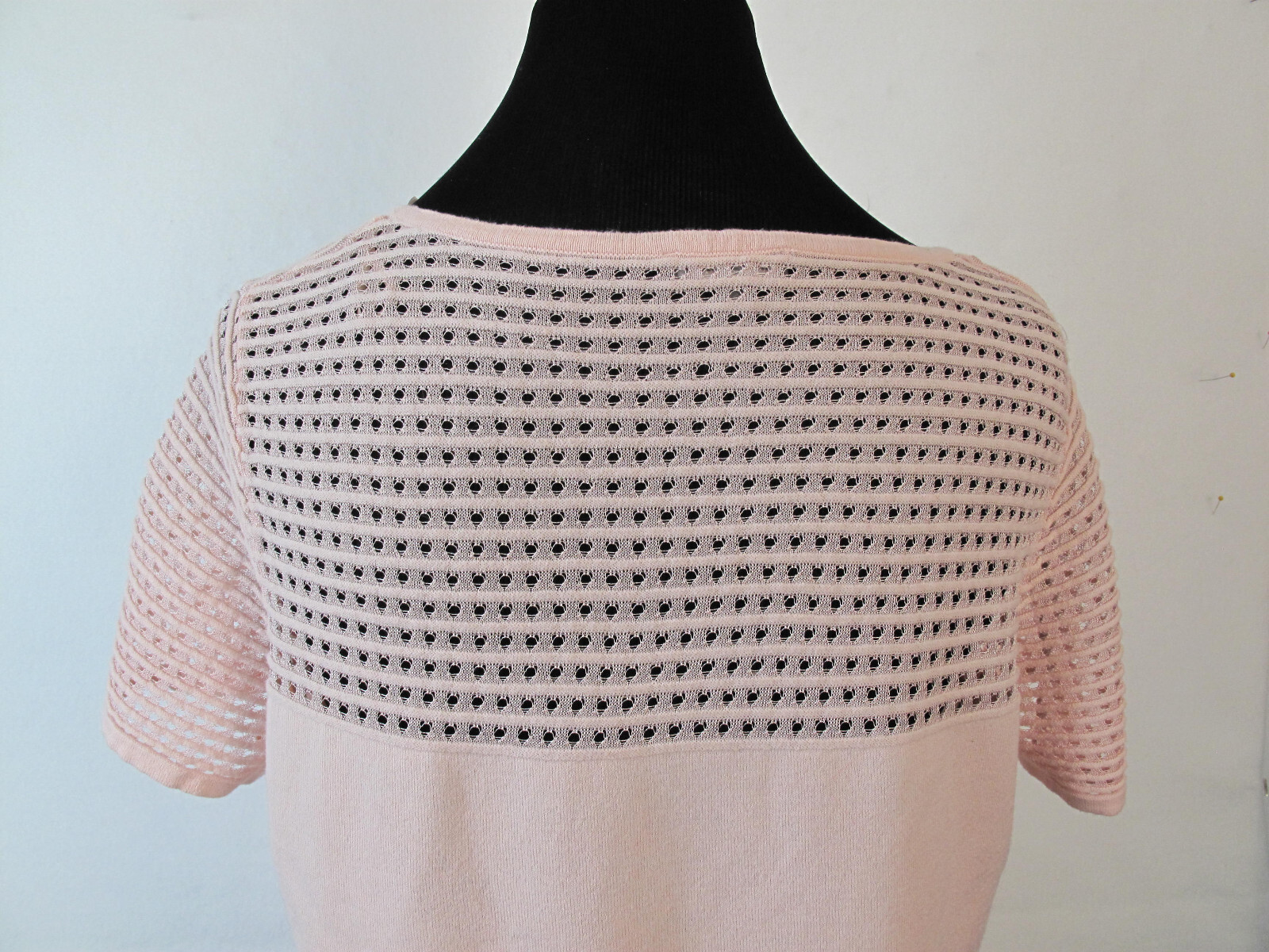 Vince Camuto top pink cotton rayon Size L ,F-14