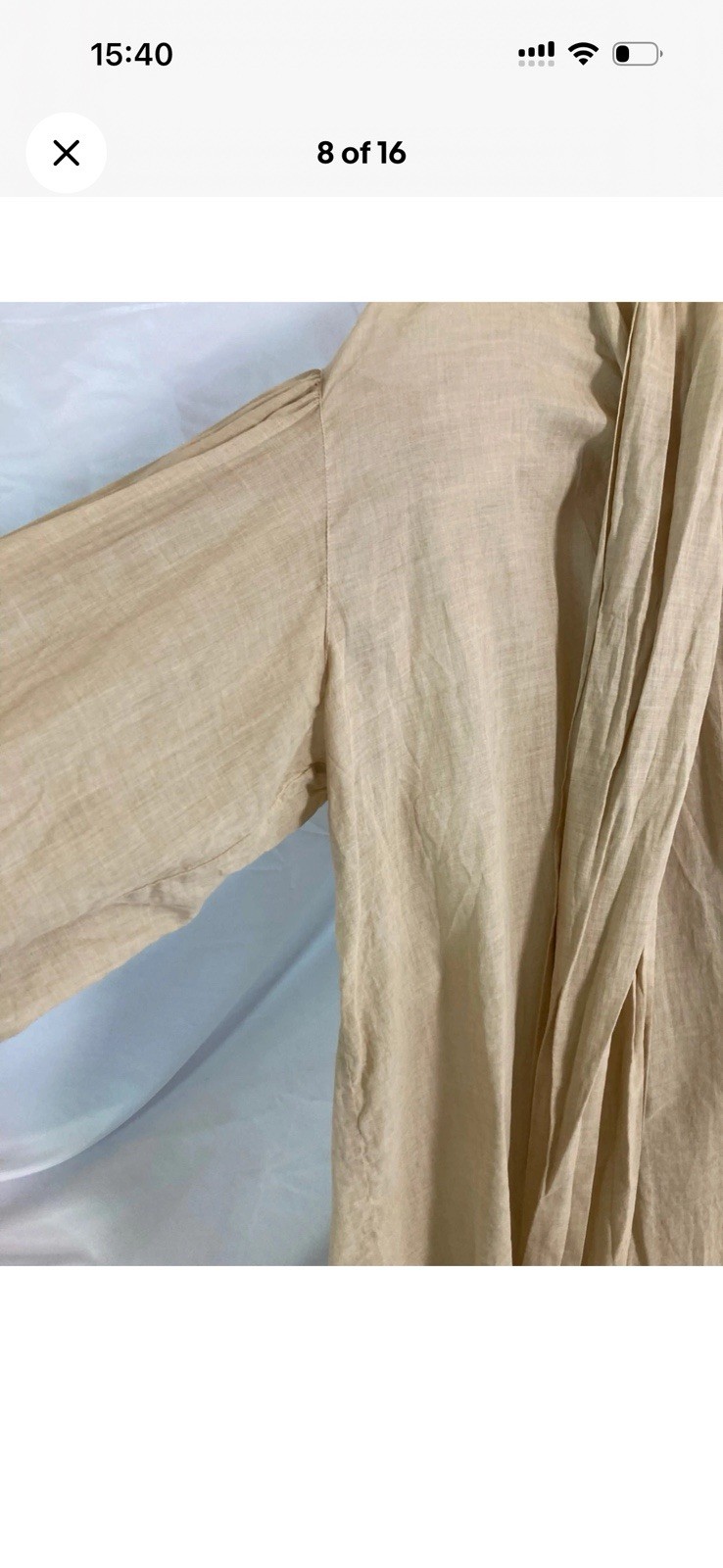 Vintage Dries Van Noten Oversized Blouse Attached Scarf Sash | Made in Italy