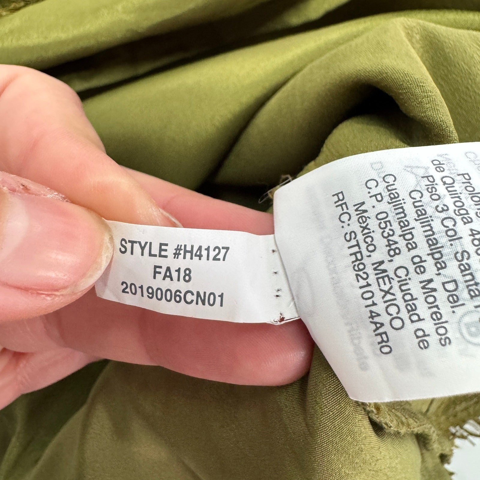 J.Crew Tank Top Women PXS Green Lace Ruffle Pleated Keyhole H4127