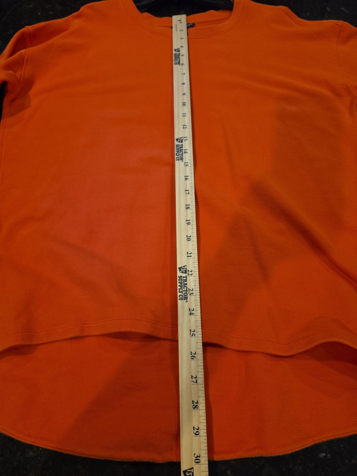 Eileen Fisher XL Organic Cotton Orange Textured Knit Tunic Knit Top Autumn Fall
